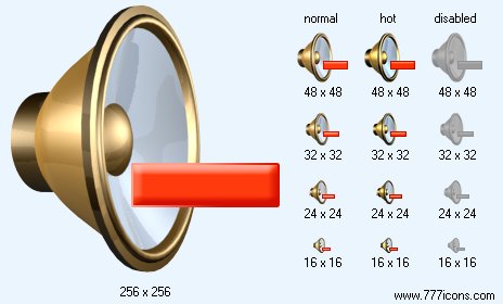 Volume Down Icon Images