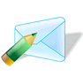 Write E-Mail with Shadow icon