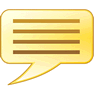 Yellow Message icon