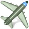 Aircraft with Shadow icon