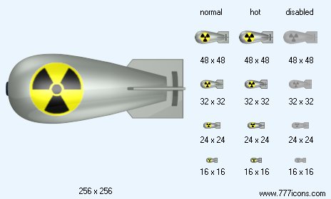 Atomic Bomb Icon Images