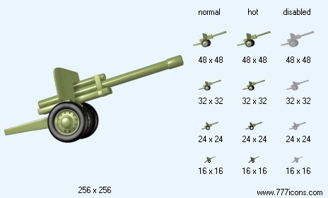 Howitzer Icon Images