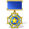 Medal with Shadow icon