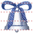 Blue Christmas Bell icon