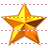 Gold star icon