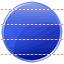 Blue button icon