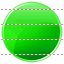 Green button icon
