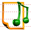 Music document icon