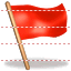 Red flag SH icon