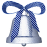 Blue Christmas Bell icon