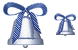 Blue Christmas Bell icons