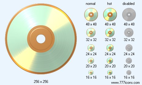 CD-Disk V2 Icon Images