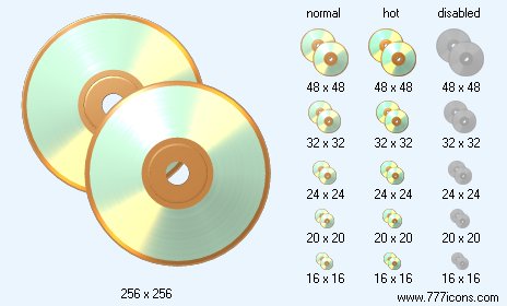 CD-Disks V2 Icon Images