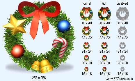 Christmas with Shadow Icon Images