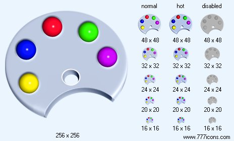 Color Palette Icon Images