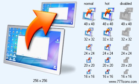 Data Transmission with Shadow Icon Images
