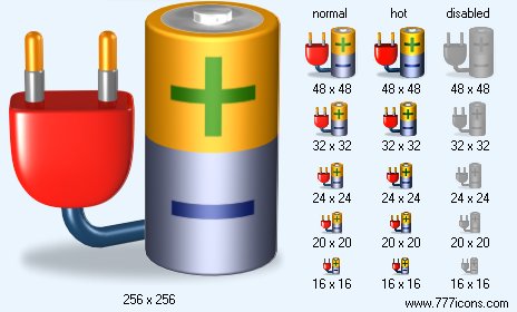 Energy with Shadow Icon Images