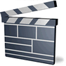 Filmclapper with Shadow icon