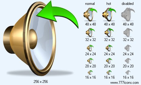 Get Sound with Shadow Icon Images