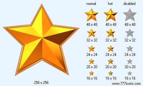 Gold Star Icon Images