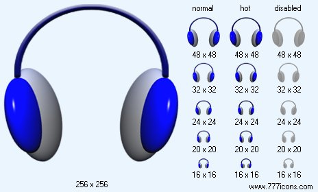 Head-Phones Icon Images