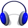 Head-Phones with Shadow icon
