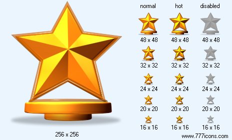 Hit Parade with Shadow Icon Images