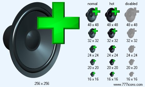 Increase Volume Icon Images