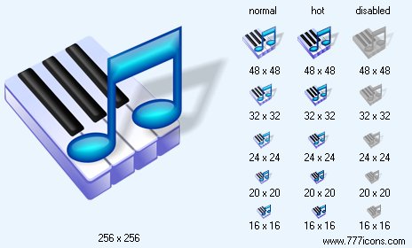 Midi with Shadow Icon Images