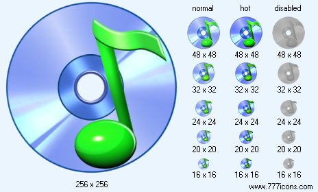 Music Disk Icon Images