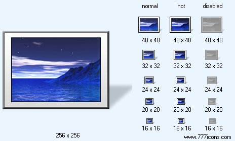 Picture with Shadow Icon Images