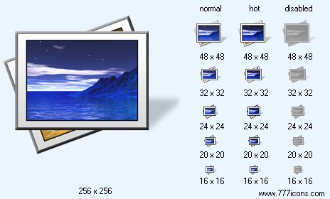 Pictures with Shadow Icon Images