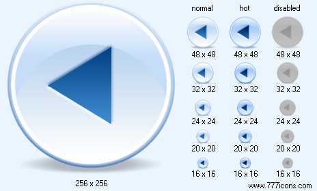 Playback with Shadow Icon Images