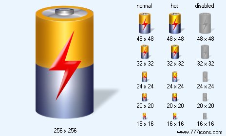 Power with Shadow Icon Images