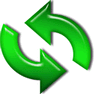 Refresh with Shadow icon