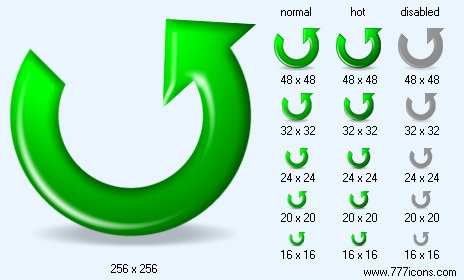 Revert with Shadow Icon Images