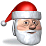 Santa Claus with Shadow icon