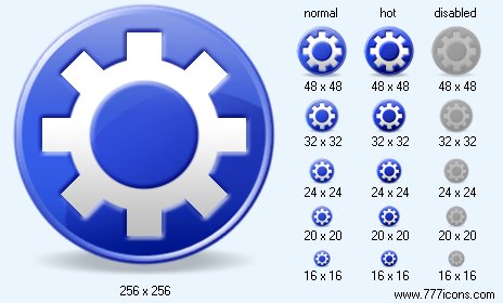 Setup with Shadow Icon Images
