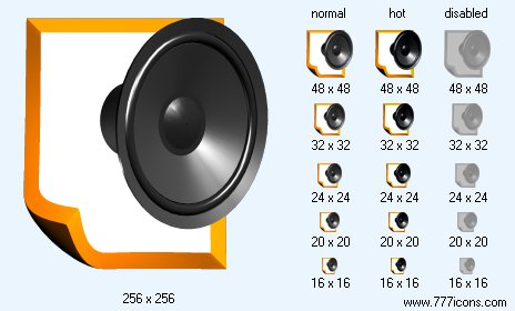 Sound Document Icon Images