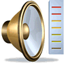 Sound Level  with Shadow icon