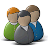 User Group with Shadow icon