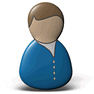 User with Shadow icon