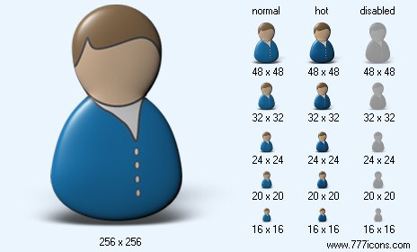 User with Shadow Icon Images