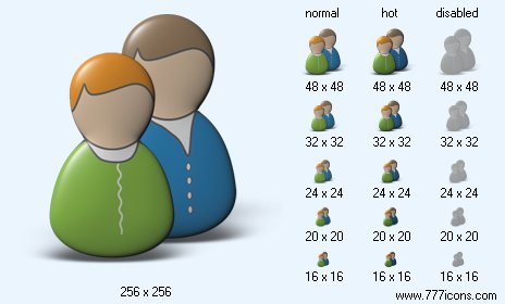 Users with Shadow Icon Images
