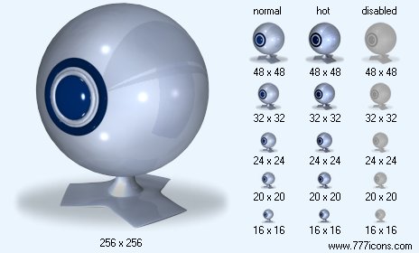 Webcam with Shadow Icon Images