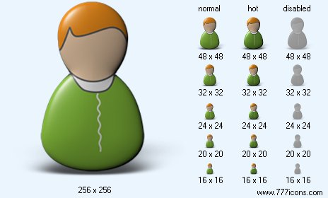 Woman with Shadow Icon Images