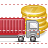 Transportation costs icon