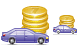 Automobile loan icons