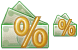 Capital gains icons