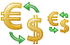 Conversion of currency icons